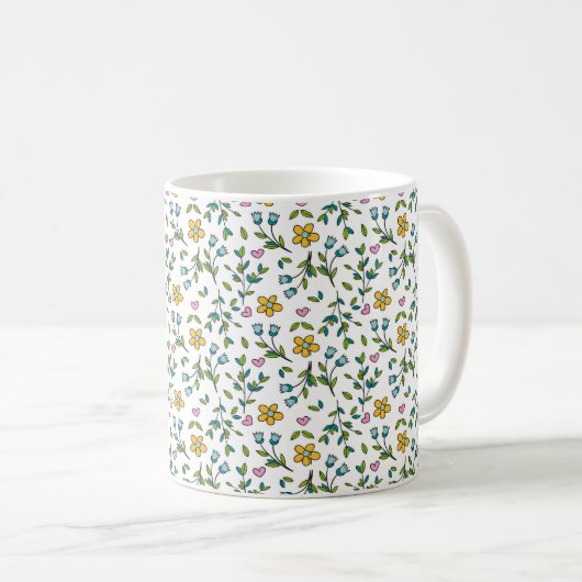 A DAINTY FLOWER MUG KAFFEETASSE (VorderseiteRechts)