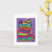 A.Daley Original BIRTHDAY leere Karte (Gelbe Blume)