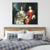 A. Dalkieth und Lady Kirk, 1640 Leinwanddruck (Insitu (Schlafzimmer))