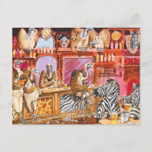 A dangerous bar postkarte