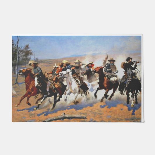 A Dash for Timber von Remington, Fußmatte (Vorderseite)