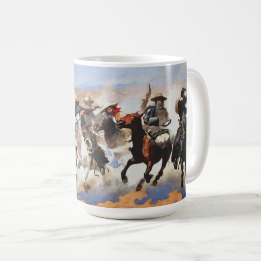 A Dash for Timber von Remington, Kaffeetasse (VorderseiteRechts)