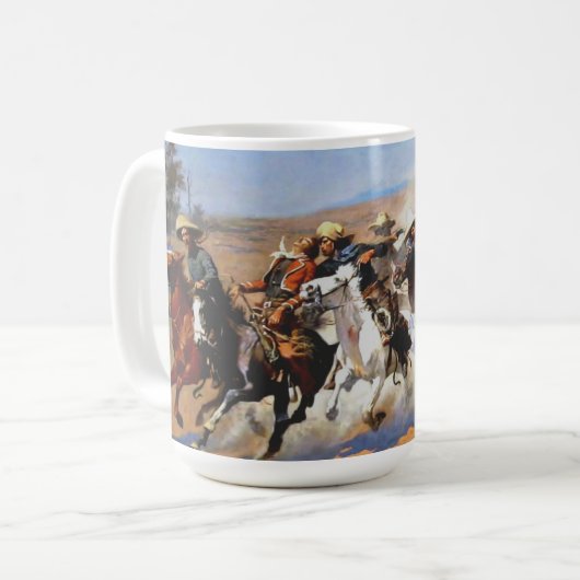 A Dash for Timber von Remington, Kaffeetasse (Vorderseite Links)