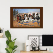 A Dash for Timber von Remington, Poster (Heimbüro)