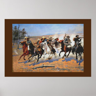 A Dash for Timber von Remington, Poster