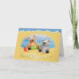 A Day at The Beach Invitation-Customize Einladung