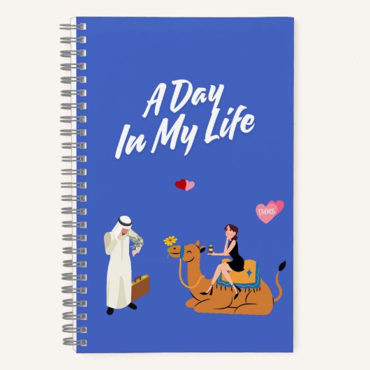 A Day In My Life Notizblock (Vorderseite)