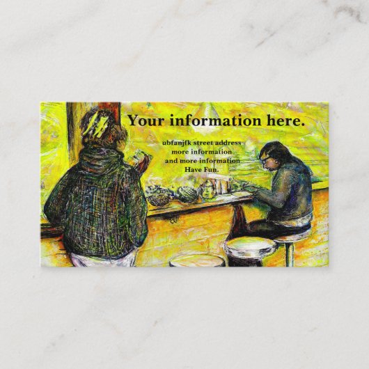 A Day Off from Crazy Empfehlungskarte (Vorderseite)