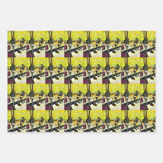 A Day Off from Crazy Geschenkpapier Set (Vorderseite 3)