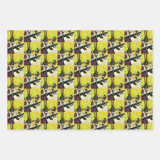 A Day Off from Crazy Geschenkpapier Set (Vorderseite 2)