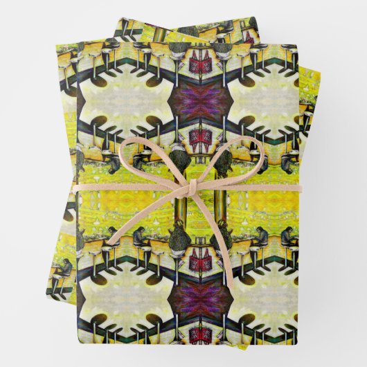 A Day Off from Crazy Geschenkpapier Set (Beispiel)