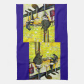 A Day Off from Crazy Geschirrtuch (Vertikal)