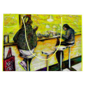 A Day Off from Crazy Große Geschenktüte (Rückseite)