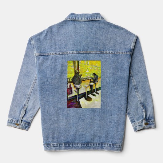 A Day Off from Crazy Jeansjacke (Rückseite)