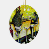 A Day Off from Crazy Keramik Ornament (Rechts)