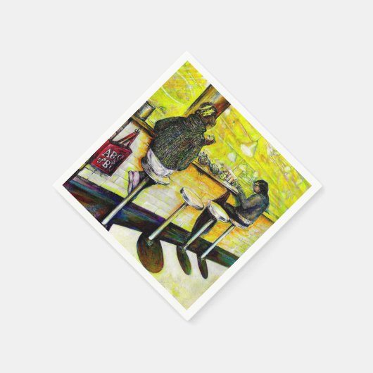 A Day Off from Crazy Serviette (Ecke)