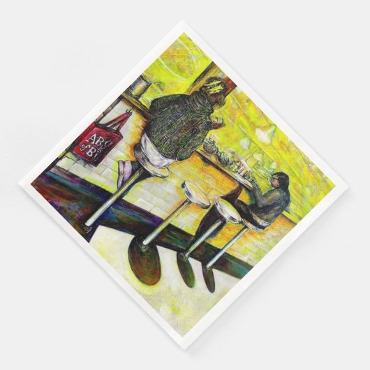 A Day Off from Crazy Serviette (Ecke)