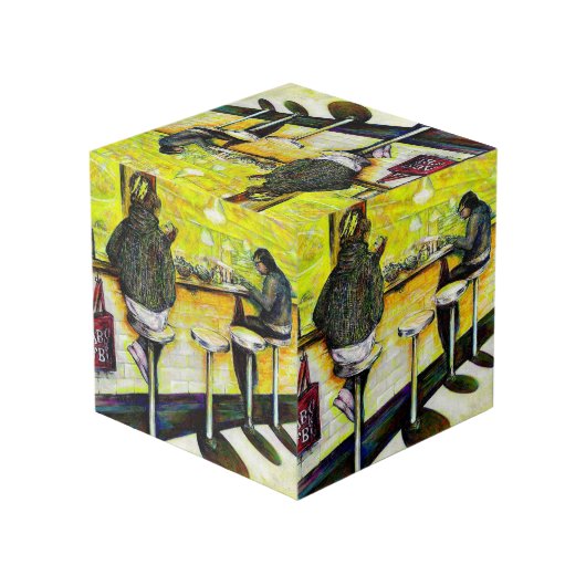 A Day Off from Crazy Würfel (Rückseite Schrägansicht)