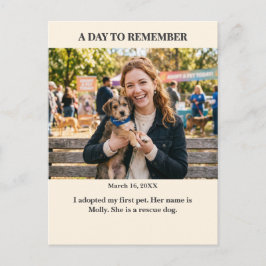 A Day to Remember Custom Photo Postcard Postkarte
