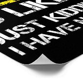 A Day Without Beer - Funny Beer Lover Gift Tee Shi Poster (Ecke)