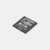 A Day Without Coffee Funny Coffee Lover Gift Post-it Klebezettel (angewinkelt)
