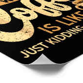 A Day Without Coffee Is Like - Coffee Lover Caffei Poster (Ecke)