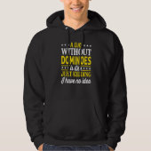 A Day Without Dominoes Party Game Dominoes 1 Hoodie (Vorderseite)