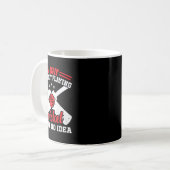 A Day Without Playing Cricket I Have No Idea - Cri Kaffeetasse (Vorderseite Links)