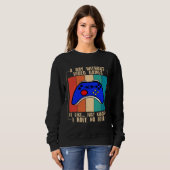 A Day Without Video Games Funny Video Gamer 35 Sweatshirt (Vorne ganz)