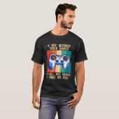 A Day Without Video Games  Video Gamer  17 T-Shirt (Vorne ganz)
