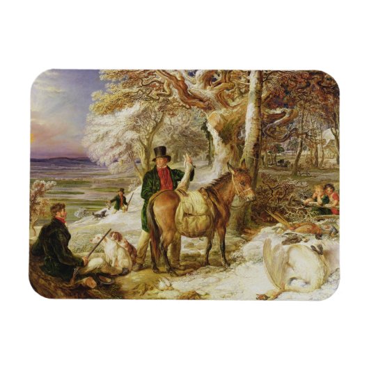 A Day's Sport, 1826 (Öl auf Leinwand) Magnet (Horizontal)