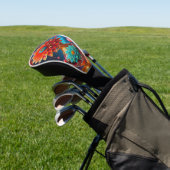 A Decorated Golf Club Cover Headcover (In SItu)