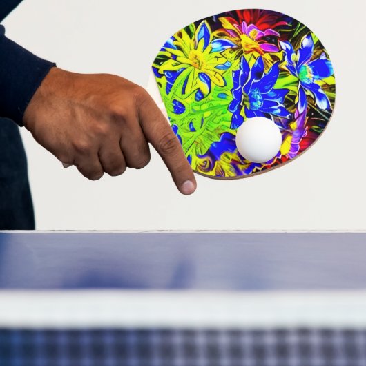 A Decorated Ping Pong Paddle Tischtennis Schläger (InSitu)