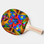 A Decorated Ping Pong Paddle Tischtennis Schläger (Seitenansicht)
