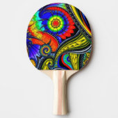A Decorated Ping Pong Paddle Tischtennis Schläger (Vorderseite)