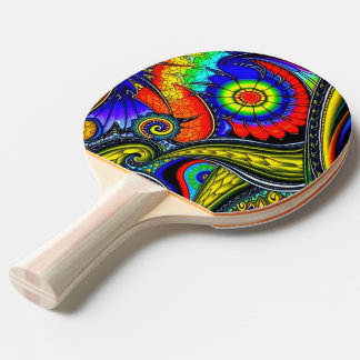 A Decorated Ping Pong Paddle Tischtennis Schläger
