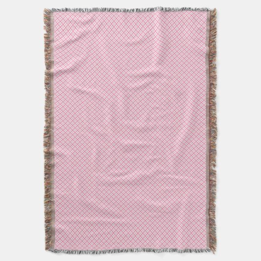A decorative pink throw blanket with a subtle  decke (Vorderseite Vertikal)