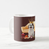 A delightful and charming 'Spoiled Puppy' Kaffeetasse (Vorderseite Links)