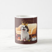 A delightful and charming 'Spoiled Puppy' Kaffeetasse (Mittel)