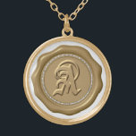 *~* "A" Diamant Circle GOLD Wax Siegel Monogramm Vergoldete Kette<br><div class="desc">Energetisch erweiterter PendantDer Buchstabe "A" GOLD WAX SIEGEL BRIEFMARKE GOLD SPIELTE NECKLACE. SPARKLING WAX SIEGEL / BRIEFMARKE STICKERS - Ideal für einen speziellen Umschlag , Party-Event-Favoriten und mehr. Das Design ist ELEGANT CLASSIC und RICH. Die Imitate DIAMONDS geben ihm einen schönen... . Diese Lieblingslieder können auf jedem woll verwendet werden....</div>