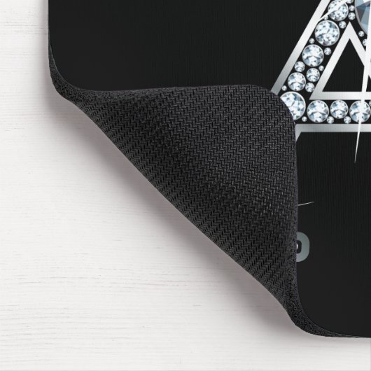 "A" Diamond Bling Mousepad (Ecke)