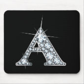 "A" Diamond Bling Mousepad (Vorne)