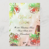 A Different Kind of Christmas Party Einladung (Rückseite)