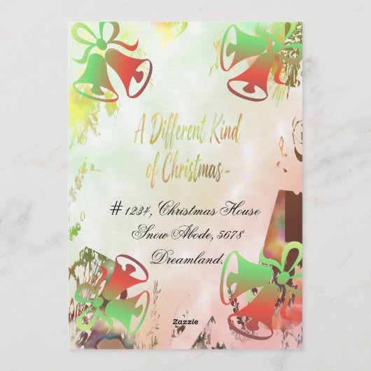 A Different Kind of Christmas Party Einladung (Rückseite)