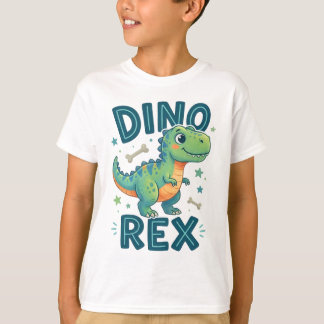 A dinosaur T-shirt that's cute on the back too