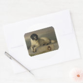 A_Distinguished_Member_of_the_Humane_Society_by_Si Runder Aufkleber (Umschlag)