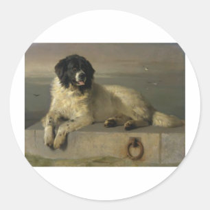 A_Distinguished_Member_of_the_Humane_Society_by_Si Runder Aufkleber