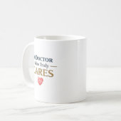 A Doctor Who Truly Cares Appreciation Gift Kaffeetasse (Vorderseite Links)