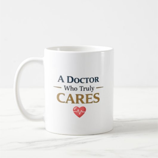 A Doctor Who Truly Cares Personalized gift Kaffeetasse (Links)