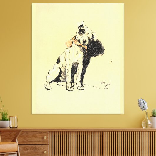 A Dog Day Pl 02 (1902) Cecil Charles Windsor Leinwanddruck (Insitu (Wohnzimmer))